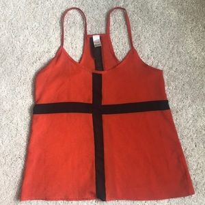 Orange/Black Tank